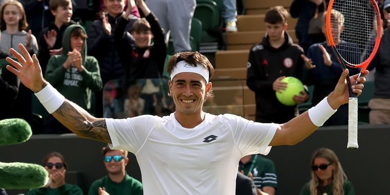 Comesaña avanzó a la tercera ronda. Foto: EFE