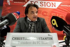 Christian Constantin, presidente del Sion.