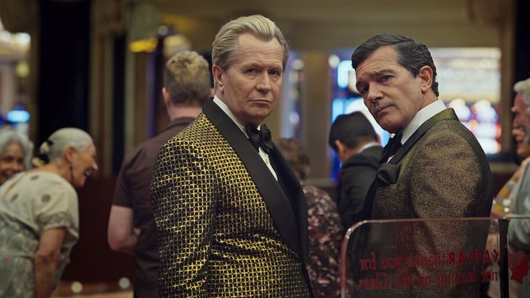 Meryl Streep, Gary Oldman y Antonio Banderas encabezan el numeroso elenco de la película de Netflix.