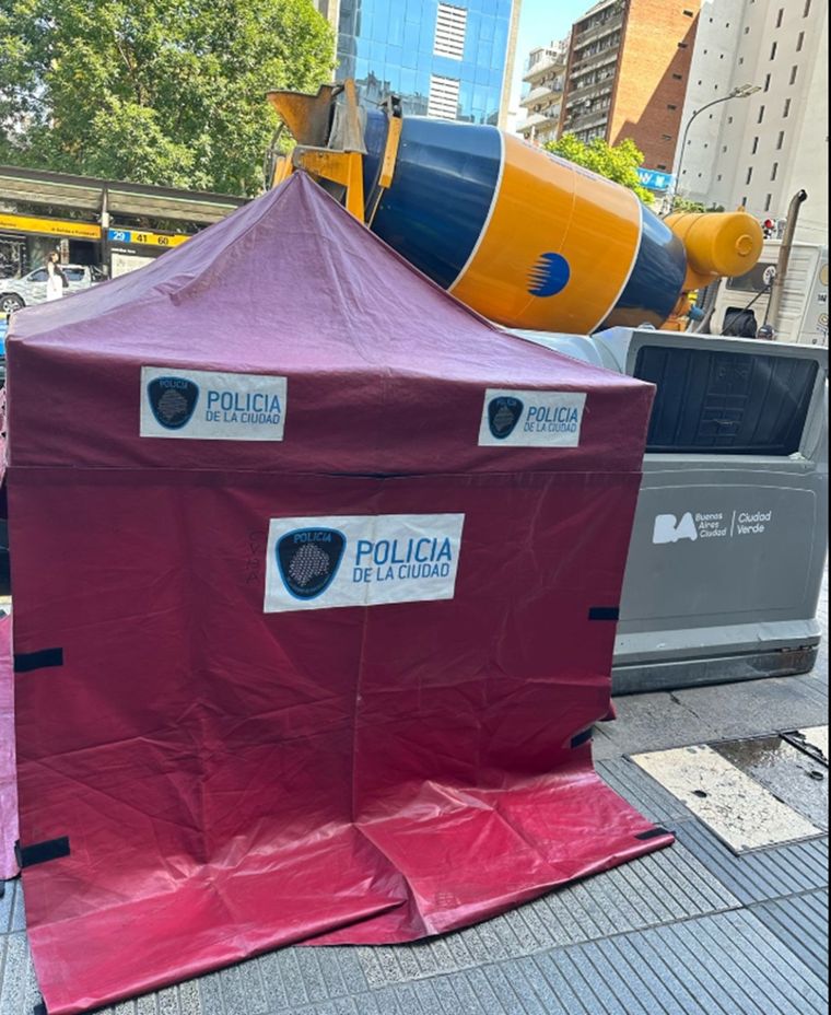 El hallazgo ocurrió en la avenida Cabildo al 2500. Foto: X