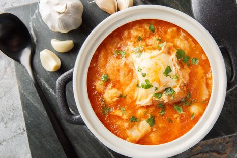 Receta de sopa de ajo Receta de sopa de ajo