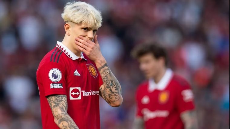 Alejandro Garnacho ya no tiene lugar en el Manchester United y su reemplazo llegó por 82 millones de euros.