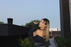 El look de Agustina Gandolfo en su visita a Mendoza. Foto: Instagram