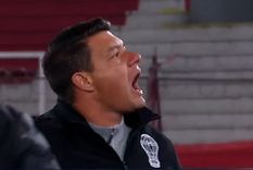 El enojo de Battaglia con el plateísta. El enojo de Battaglia con el plateísta.