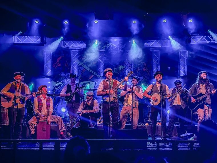 La música irlandesa se caracteriza por tocar temas culturales, históricos y muchas veces de protesta.(Gentileza: Patricio Wade) Foto: (Gentileza: Patricio Wade)