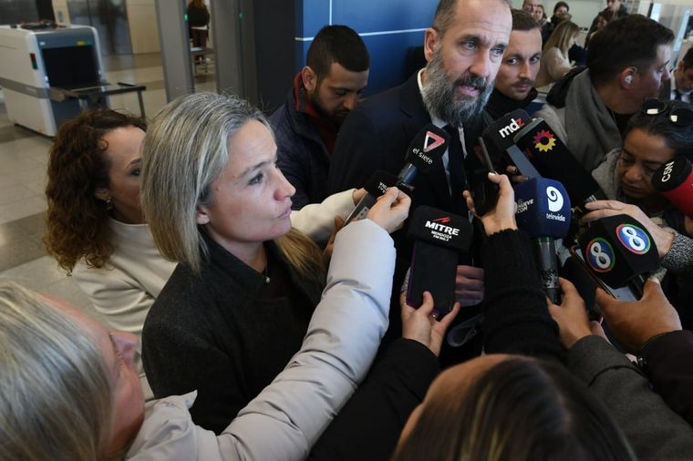 Natacha Romano y Mauricio Cardello, abogados de la supuesta víctima. Foto: ALF PONCE MERCADO / MDZ