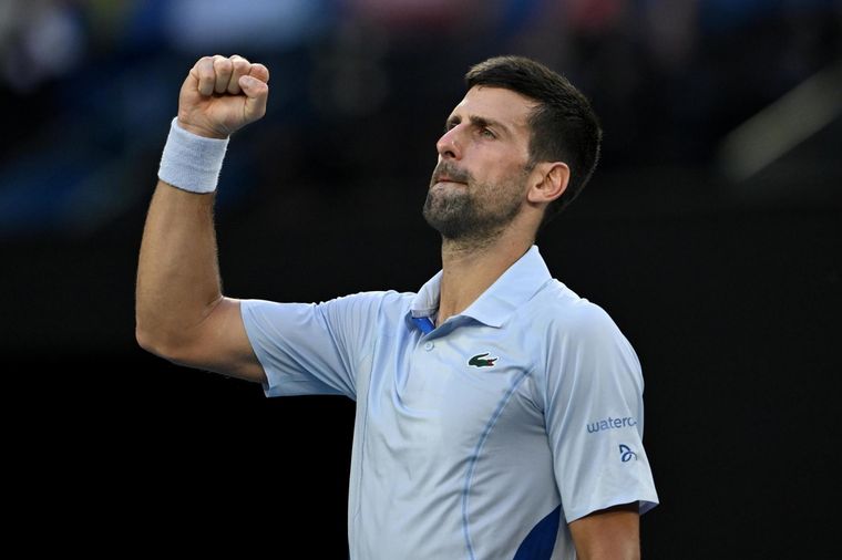 Djokovic esta nuevamente entre los cuatro mejores de Australia. Foto: EFE