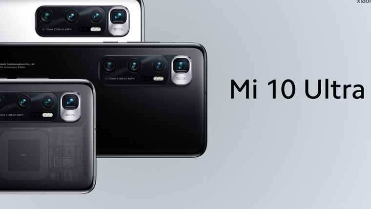 El teléfono Mi 10 Ultra de Xiaomi.