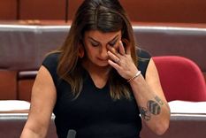 Lidia Thorpe, senadora aborigen de Australia. Foto: Efe.