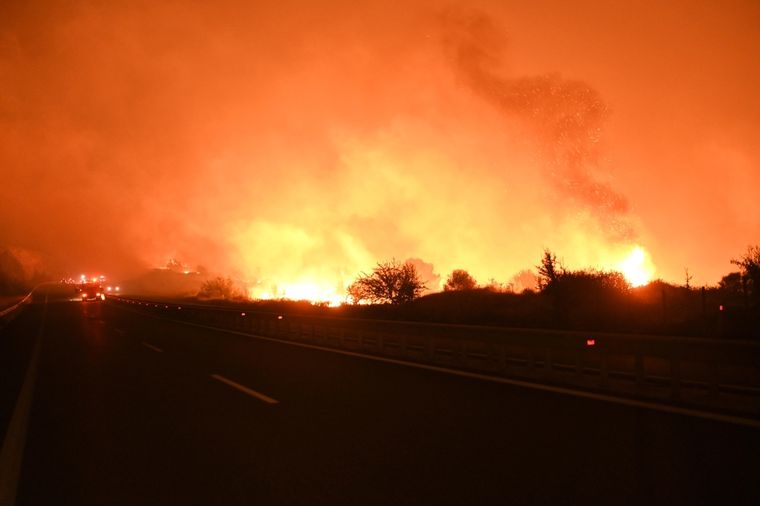 Las llamas han arrasado con 90.000 hectáreas Foto: EFE