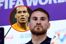 Mac Allister confesó el diálogo sobre el Mundial con Van Dijk. Foto: MDZ