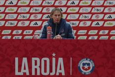 El DT habló ante los micrófonos. Foto: Captura