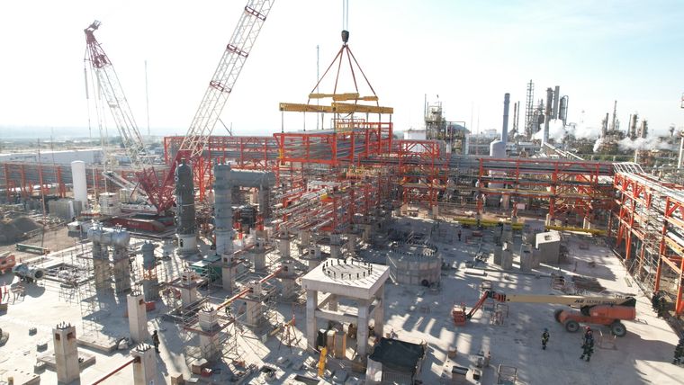 La refinería de Luján de Cuyo. Foto: Gentileza
