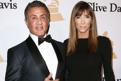 Sylvester Stallone junto a su esposa Jennifer Flavin