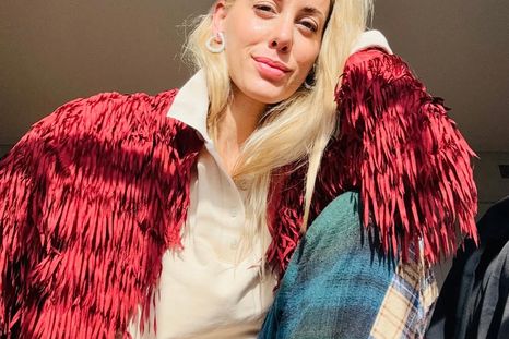 Mirá la foto del look de Anita Espasandín. Mirá la foto del look de Anita Espasandín.