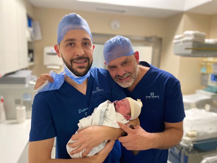 Gaspar nació ayer en la Ciudad Autónoma de Buenos Aires