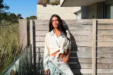El look minimalista de Zaira Nara.