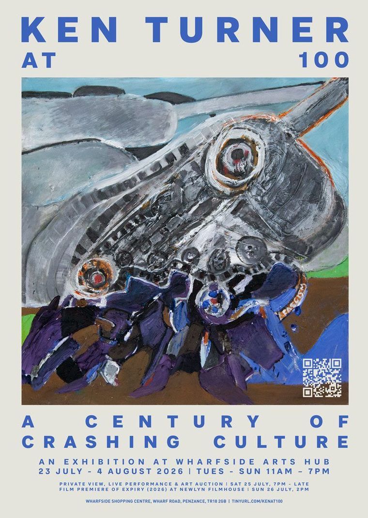 Un afiche de la reciente exposición del artista que tiene cien años y no tiene intención de retirarse. Un afiche de la reciente exposición del artista que tiene cien años y no tiene intención de retirarse.