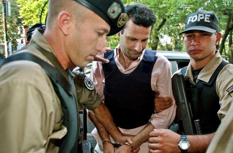 El tesorero de Hezbolá, cuando fue detenido en 2018, tras ser investigado por mover dinero en la Triple Frontera