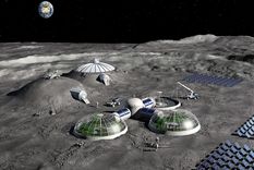 ¿Cómo será la estación lunar internacional? Foto: TekhDecoded.