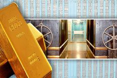 la boveda del oro en la que ee.uu. guarda toneladas de lingotes de otros paises