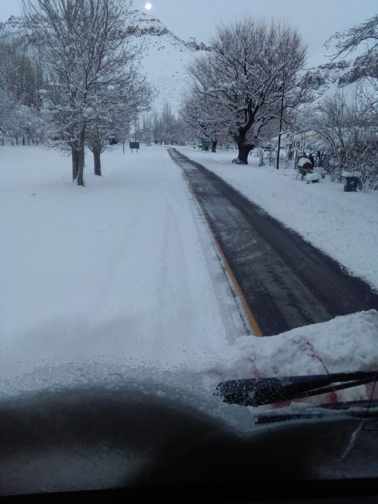 Un paisaje de Malargüe, del 24 de junio de 2020.