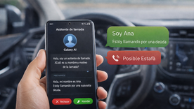 El Galaxy S26 usa inteligencia artificial para filtrar llamadas desconocidas antes de que decidas atender. El Galaxy S26 usa inteligencia artificial para filtrar llamadas desconocidas antes de que decidas atender.