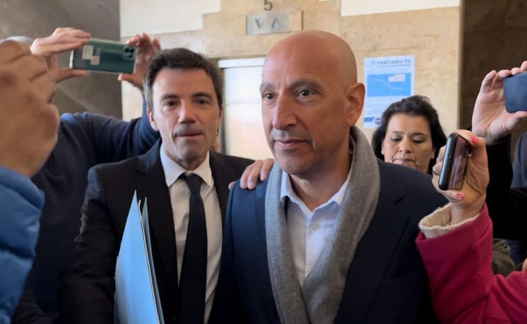 Federico Saavedra en Comodoro Py.