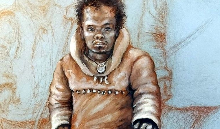 Reconstrucción de Romito 2, un adolescente de 16 años con una forma de enanismo que vivió hace 11.000 años en el sur de Italia. Foto: Dpa.