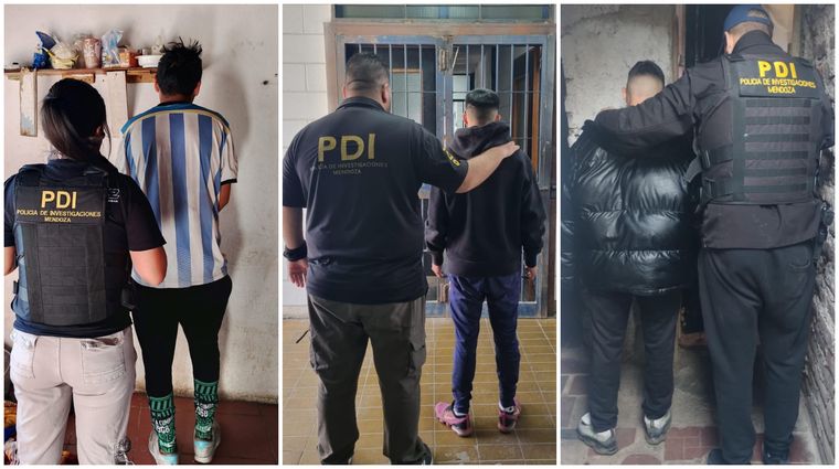 Los tres detenidos por la megacausa de los Boom. Los tres detenidos por la megacausa de los Boom.