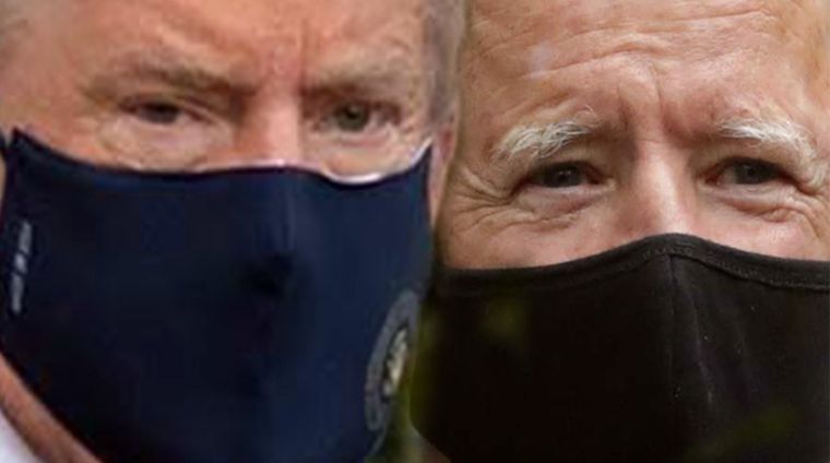 Donald Trump y Joe Biden se disputan la presidencia de Estados Unidos.