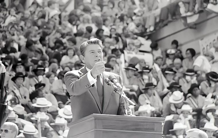 Ronald Raegan fue el 40º presidente de los Estados Unidos Foto: Shutterstock