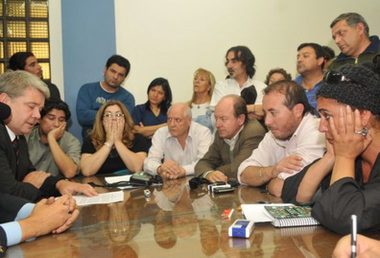 Una reunión paritaria de Salud. Foto: Pachy Reynoso / MDZ