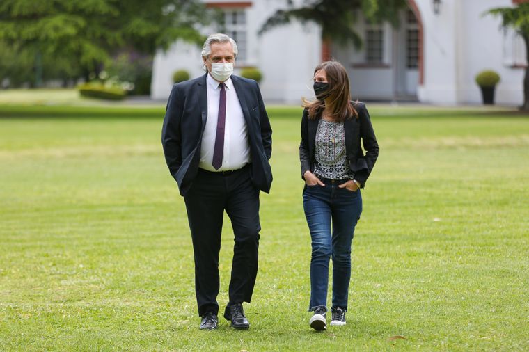 El Presidente almorzó con la mayoría de los gobernadores en la quinta de Olivos. Foto: Telam