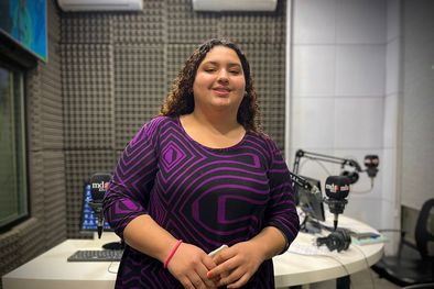 MDZol | Melina Palma, con 18 años nominó a su docente, Camila Gallardo Lafont. Foto: MDZ Radio