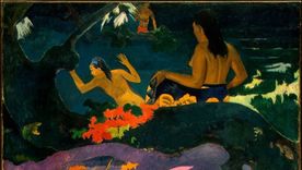 Bougainville llamó la Nueva Cintera (la isla de Afrodita) a la isla que inspiraría a Gaugin, y dijo que era un paraíso para los marineros. (Fatata Te Miti o Cerca del mar del posimpresionista francés Paul Gaugin). Foto: GETTY IMAGES