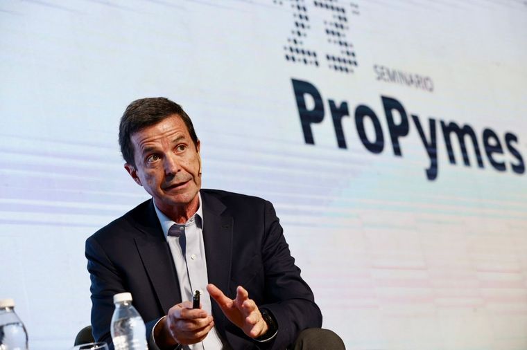 El CEO de Tecpetrol, Ricardo Markous, se refirió al desarrollo de la actividad de la compañía en Vaca Muerta y las inversiones que se están llevando a cabo. Foto: Prensa Propymes