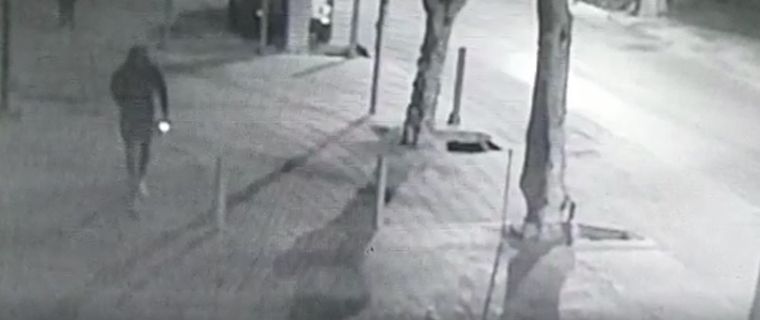 Las imágenes captaron el momento del ataque