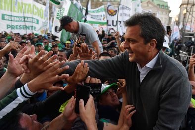 MDZol | Sergio Massa recibió el apoyo de dirigentes sindicales Foto: Télam