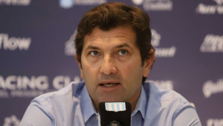 Rubén Capria, el mánager de Racing. Foto: Archivo