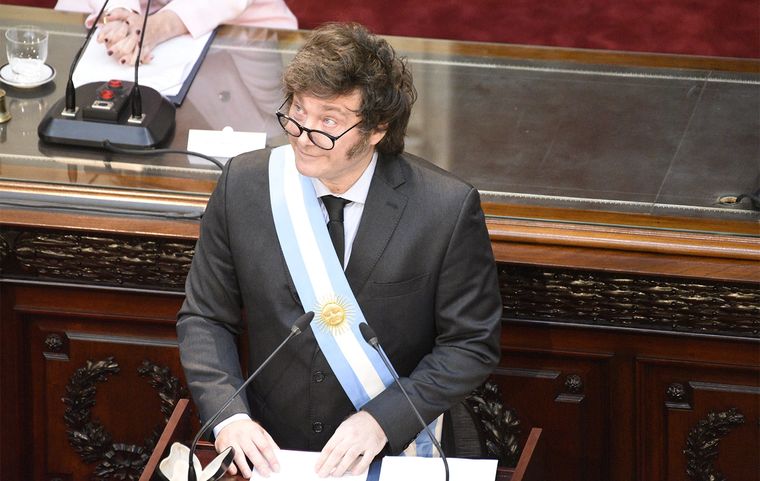 La relación de Javier Milei con el Congreso empezó de espaldas y ahora apunta a cambiar. Foto: Juan Mateo Aberastain/MDZ