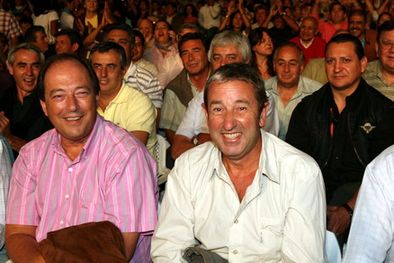 MDZol | Los dirigentes del Confe no quisieron juntarse con Cobos y Sanz en Tunuyán. Foto: Gentileza Marcelo Alvarez