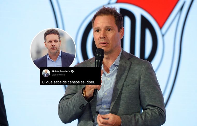 Brito le respondió a Sandleris Jorge Brito, presidente de River, respondió una chicana futbolera del expresidente del BCRA.