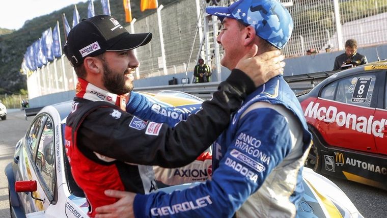 Julián Santero y Berni Llaver, amigos de la vida y rivales en pista. Foto: Prensa TC2000