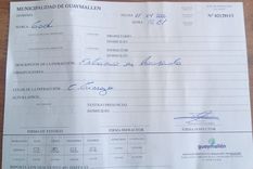 Así luce la multa falsa que los estafadores dejan. Así luce la multa falsa que los estafadores dejan.