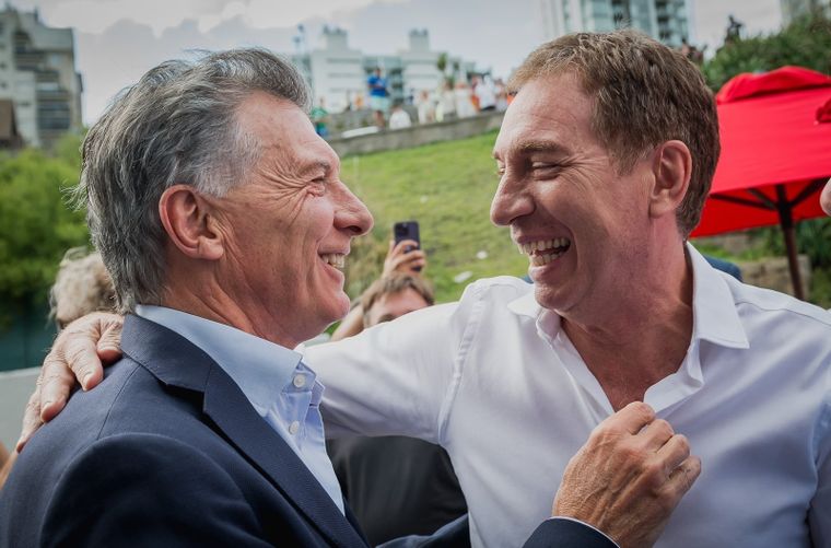 Diego Santilli con Mauricio Macri Diego Santilli con Mauricio Macri