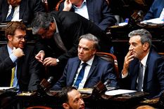 La Libertad Avanza trabajó con intensidad para que caiga esta sesión. Foto: Télam