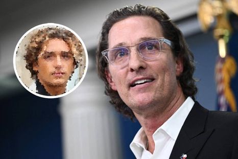 El increíble parecido de Levi con su padre, Matthew McConaughey.