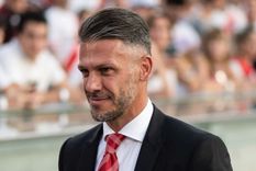 Demichelis se mostró feliz por la goleada de River ante el Tomba.
