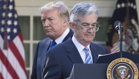 El presidente de Estados Unidos, Donald Trump, y el presidente de la Reserva Federal (Fed), Jerome Powell. El presidente de Estados Unidos, Donald Trump, y el presidente de la Reserva Federal (Fed), Jerome Powell.